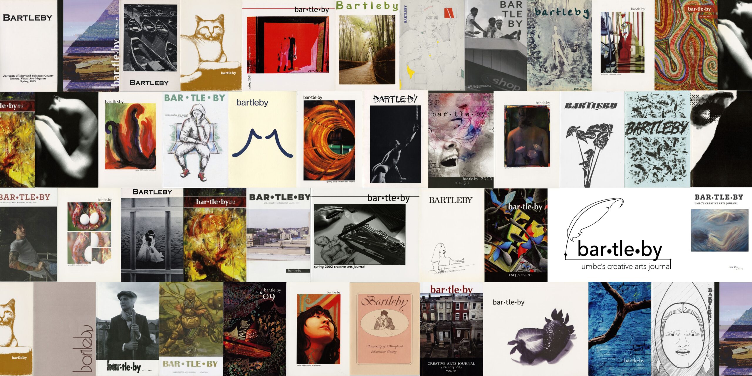 Collage of bartleby covers