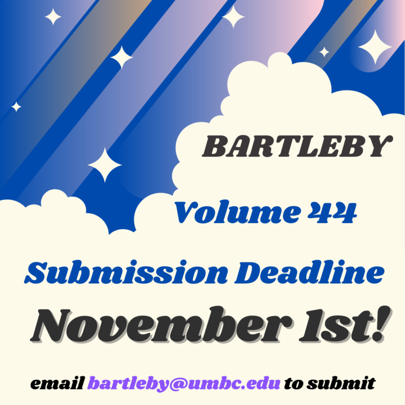 Submit your creative works by November 1st 2024!