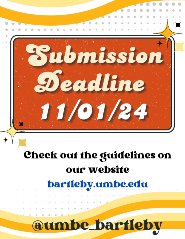 Submit your creative works by November 1st 2024!