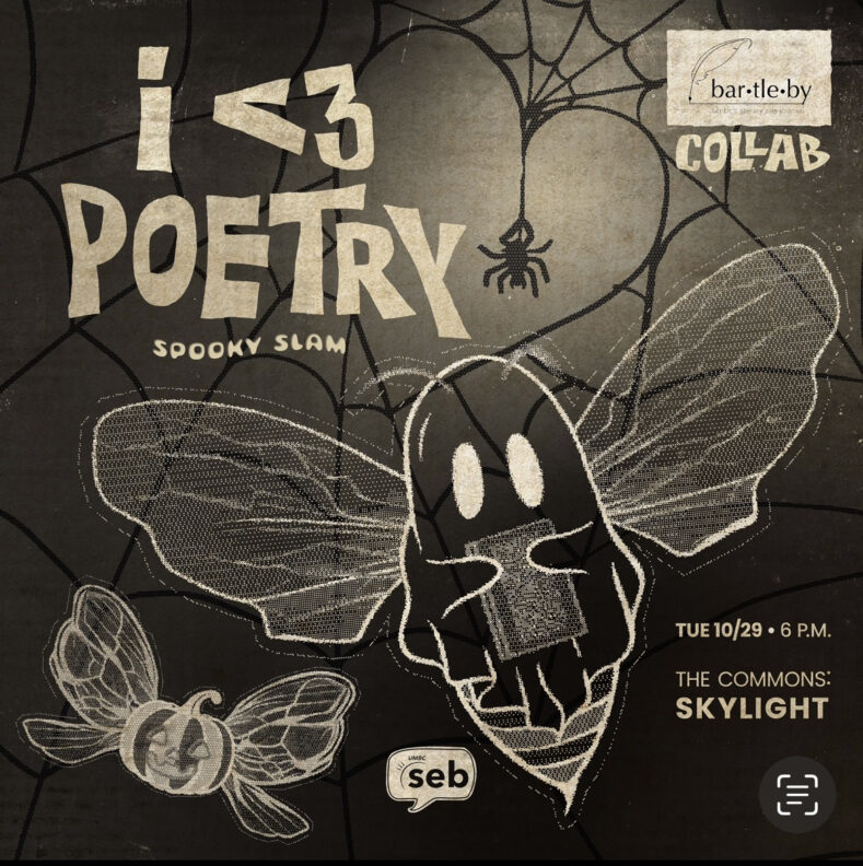 Spooky Poetry Slam with SEB TONIGHT at 6pm!